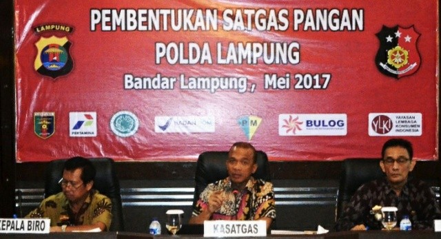 Jaga Distribusi Dari Penimbun, Polda Lampung Bentuk Satgas Pangan