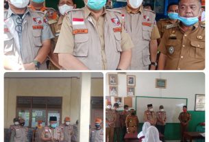 Satgas Covid 19 Kabupaten Lampung Utara Sidak Kesejumlah Sekolah