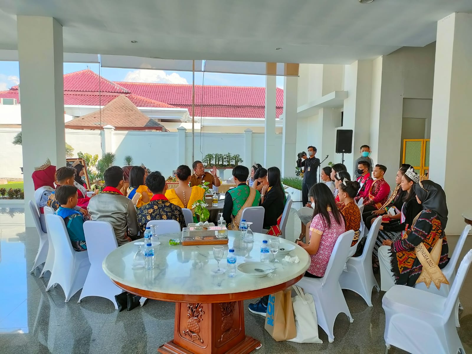 Audiensi Bersama Putra - Putri Peraih Gelar Pada Ajang Pemilihan Berbasis Pariwisata Dan Budaya, Gubernur Ajak Bangun Lampung disektor Wisata dan Budaya
