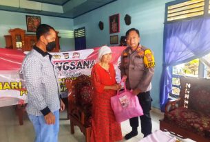 Jelang Hari Bhayangkara ke 76, Kapolres Lampung Utara Anjangsana ke Purnawirawan Polri