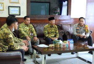 Kapolres Lampura Terima Kunjungan KPU Kabupaten Lampung Utara