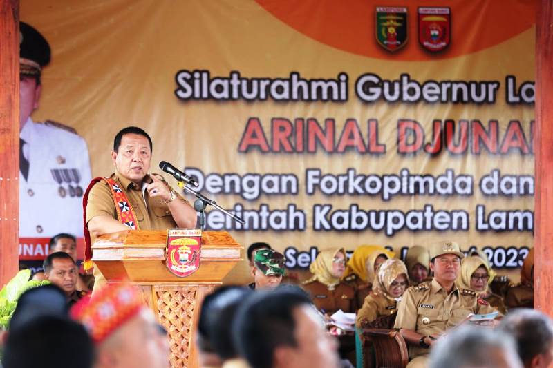 Gubernur Arinal Sampaikan Pembangunan 4 Ruas Jalan untuk Tingkatkan Akses Perekonomian Daerah