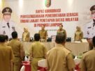 Pemprov Lampung Gelar Rapat Koordinasi Penyelenggaraan Pemerintahan Sebagai Tindak Lanjut Penetapan Batas Wilayah di Provinsi Lampung