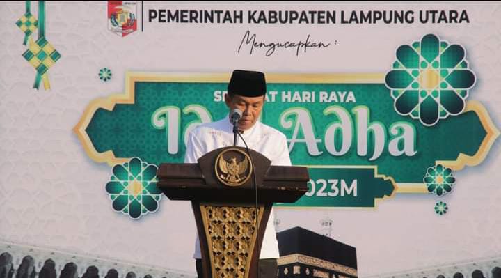 Pemerintah Kabupaten Lampung Utara Mengucapkan Mengucapkan Selamat Hari Raya Idul Adha