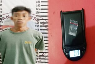 Pemuda Pengangguran Asal Kagungan Rahayu Ditangkap Satresnarkoba Polres Tulang Bawang