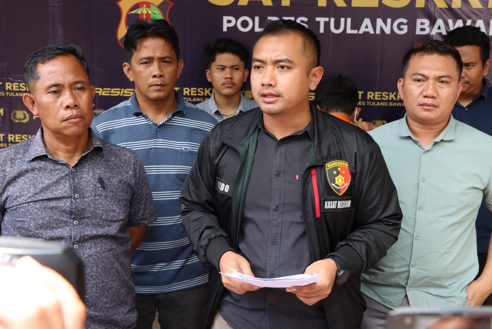Tekab 308 Presisi Polres Tulang Bawang Tangkap Pelaku Pembunuhan Sadis di Gedung Meneng